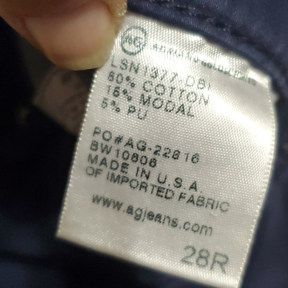 Ag Adriano goldschmied Stevie ankle slim straight dark blue - Picture 5 of 8